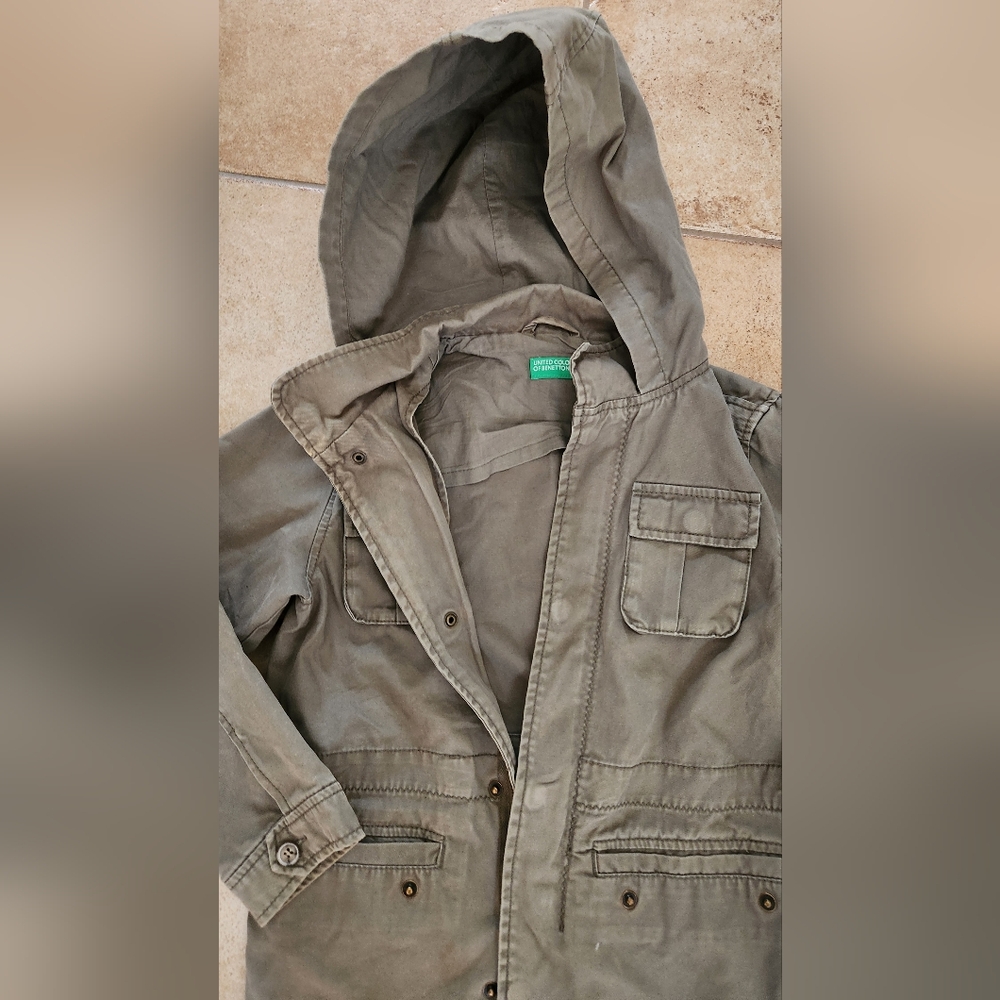 Kids utility jacket 5-8 yo united colors of benetton